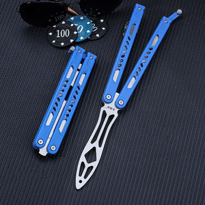 Outdoor Folding Toy With Uncut Butterfly Knife