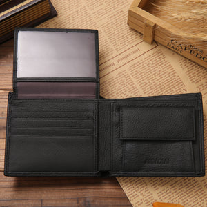 Men's wallet leather wallet coin purse
