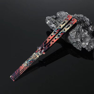 Butterfly Comb Folding Knife Tool