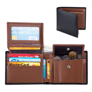 New Men's Fashionable Anti-theft Leather Wallet