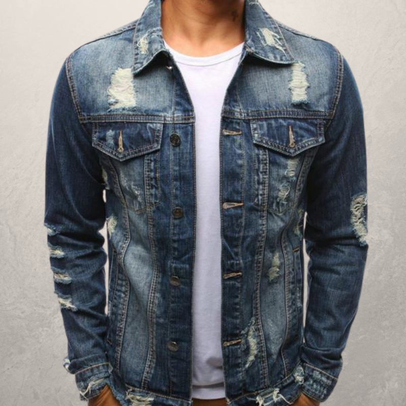 Men Clothes Winter Oversize Jeans Coat Denim Jacket Jackets