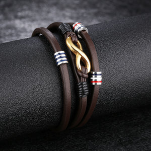 Leather bracelet leather bracelet
