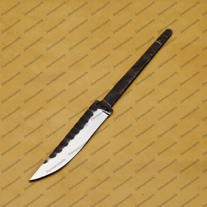 Hunting Nicker Bowie knife blade knife blank one piece steel hand forged. (High Quality Steel Blade Stainless,)