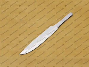 hunting Nicker Bowie knife blade knife blank one piece of steel hand forged. (High Quality Steel Blade Stainless,)