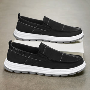 Men's Shoes Slip-on Breathable Small Fabric Shoes
