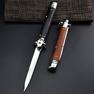 AKC A Folding Knife Outdoor Self-defense Knife Classical Mafia Folding Portable Tactical Knife