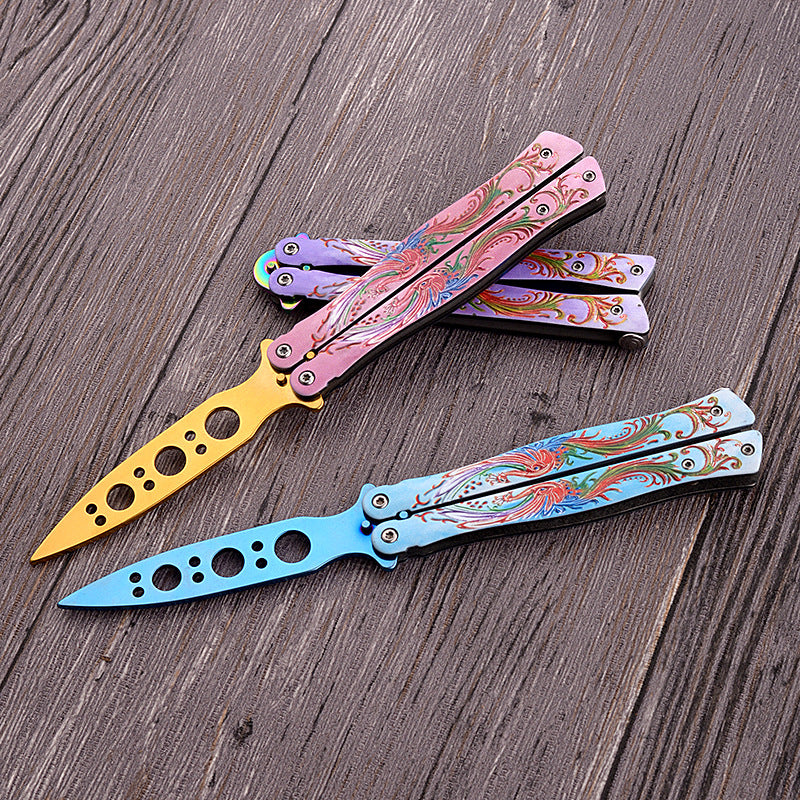Butterfly Folding Knife Outdoor Training Flail Knife