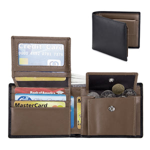 New Men's Fashionable Anti-theft Leather Wallet