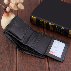 Men's Wallet Short Multi-card Seat Button Bag