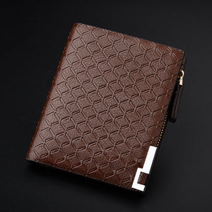 Multifunctional Zipper Business Youth Card Case Student Wallet