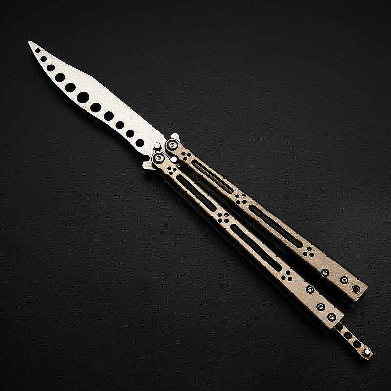 High-end Titanium Alloy Fancy Butterfly Knife