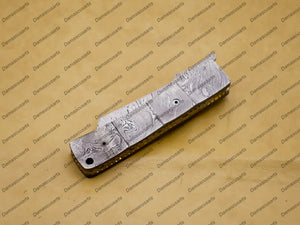 Custom Damascus Steel Folding Pocket Knife Handle Damascus with Free Damascus Keychain knife with Leather Sheeth