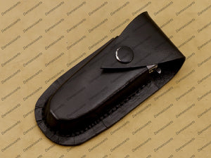 Personalized Custom Handmade Komodo Dragon 7″ Long 3″blade” Damascus Pocket Knife Handmade Damascus Pocket Folding Knife Hand Made Word Class Knives with Leather Sheath