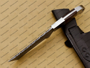 Personalized Custom Handmade 9″ Long Damascus Steel Pocket Knives Handmade Damascus Pocket Knife Hand Made World Class Knives with Sheath